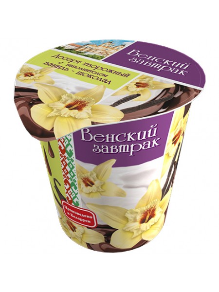 Твор. Десерт 4% ваниль шоколад 150г*20 пл/ст Минск МЗ №1 Твор. Десерт 4% ваниль шоколад 150г*20 пл/ст Минск МЗ №1